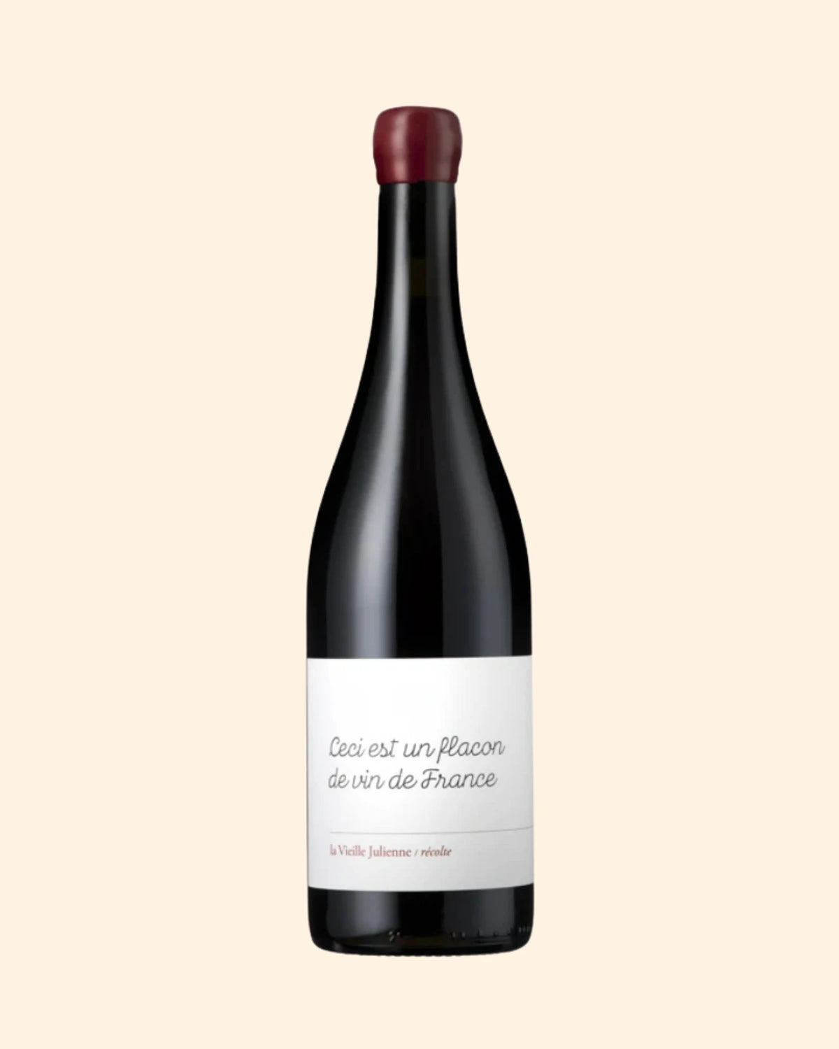 La Vieille Julienne, Ceci est un Flacon de vin de France 2023 14.5% 0.75L, Wine